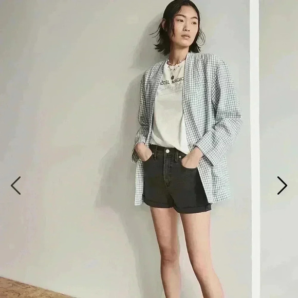 Madewell high rise denim short Luna wash size 28 - Picture 2 of 7